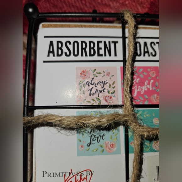 DONATING 11/15/24 ✨️Clearance✨️ Primatives by Kathy Be Joyful coaster set NWOT - Picture 11 of 14